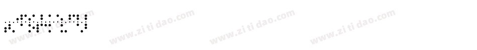 SignalNo3DOT Regular字体转换